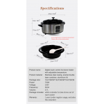 Hot Stone Heater Oval 6L Θερμαντήρας για ηφαιστειακές θεραπευτικές πέτρες Βασάλτη
